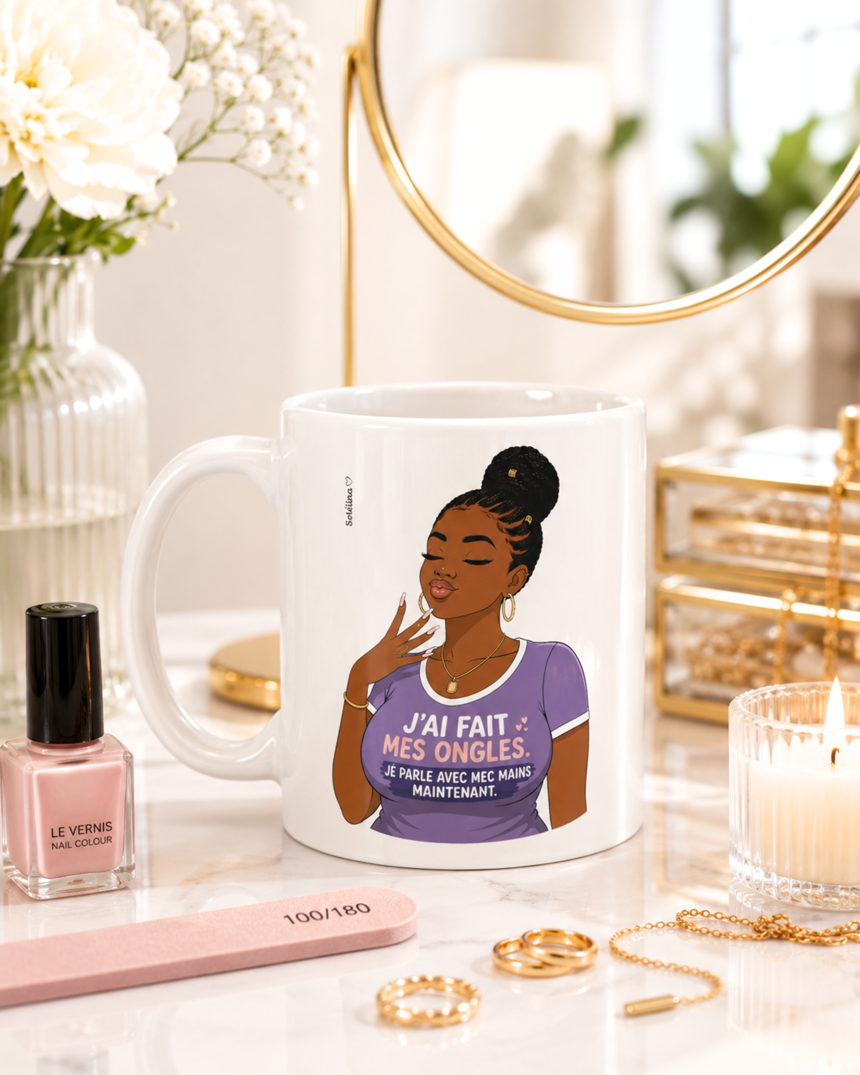 Mug "J'ai fait mes ongles"