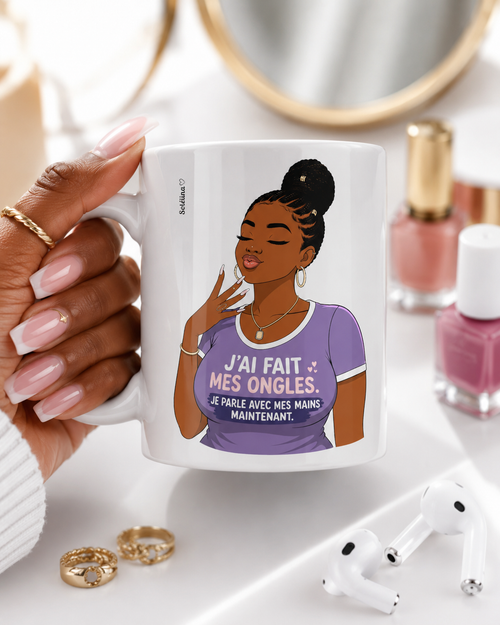 Mug "J'ai fait mes ongles"