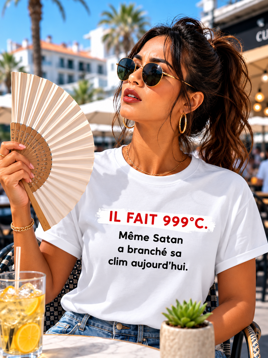 T-shirt "IL FAIT 999°C"