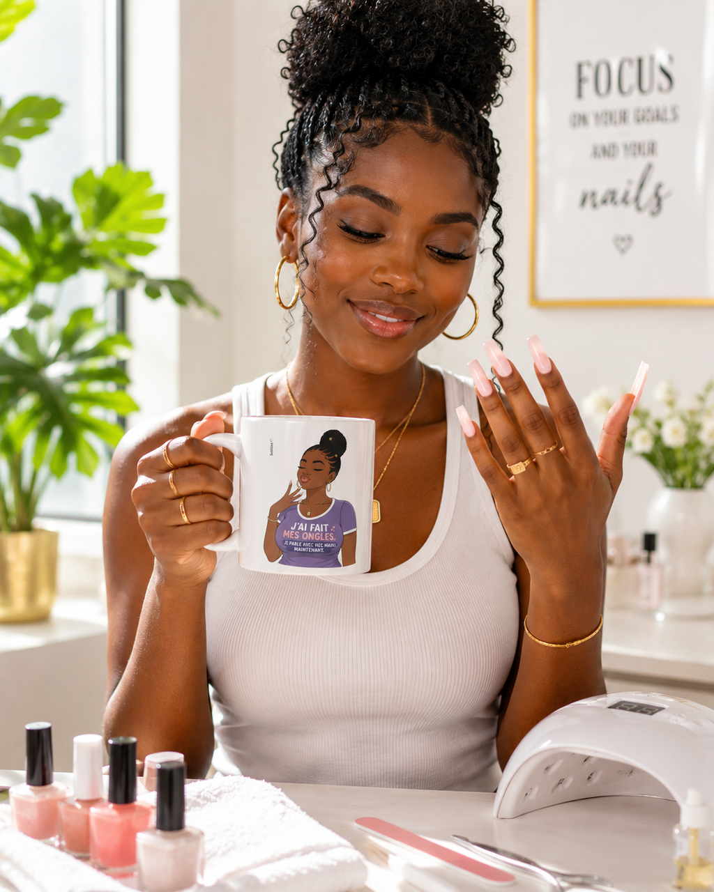 Mug "J'ai fait mes ongles"