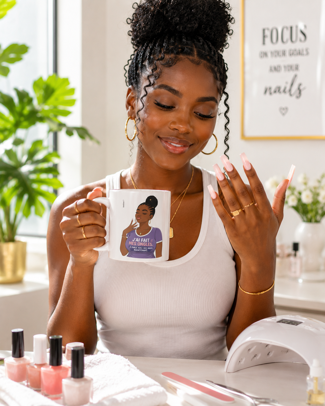 Mug "J'ai fait mes ongles"