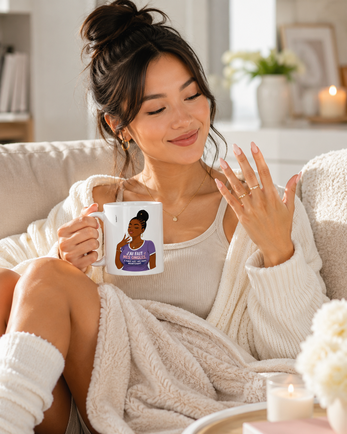 Mug "J'ai fait mes ongles"