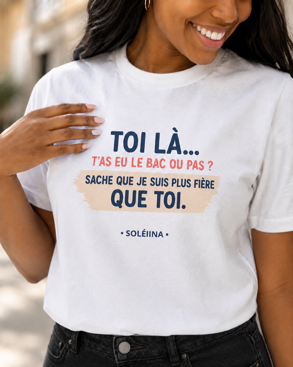 T-shirt "Toi là... t'as eu le bac ou pas ?"