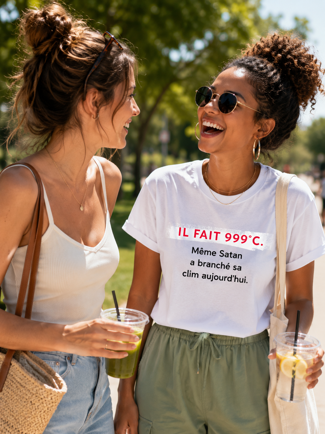 T-shirt "IL FAIT 999°C"